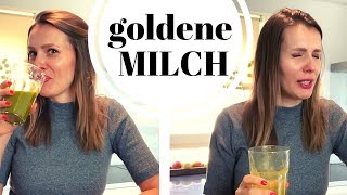 BÄHHHH - GOLDENE MILCH 💪 Kurkuma Gerstengras Drink 💪 Wie schmeckt & WIRKT der WUNDER-DRINK wirklich