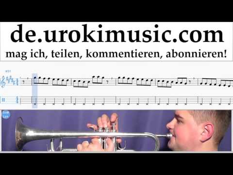 Trompete Lernen Major Lazer, Justin Bieber - Cold Water Teil#1 Trompetenunterricht Noten Schule
