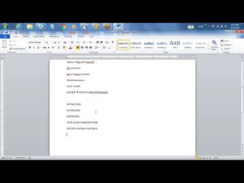 SAP BW On Hana Training Videos Class-1