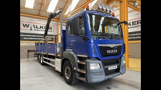 بيع شاحنة مسطحة MAN TGS 26.360, *EURO 6* 6X2 26 TONNE DRAWBAR SPEC FLATBED/CRANE – 2 - صورة 4 | Autoline شاحنة مسطحة MAN TGS 26.360, *EURO 6* 6X2 26 TONNE DRAWBAR SPEC FLATBED/CRANE – 2 | صورة 4 - Autoline