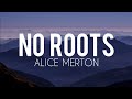 No roots (Lyrics)- Alice Merton