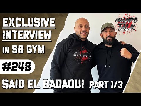 Said El Badaoui Exclusive Interview in SB Gym 1/3 #Kickboxing #SBGym #UFC🥊
