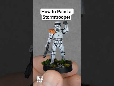 Paint a Stormtrooper! Star Wars Legion #miniatures #starwars #stormtrooper #painting