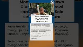 CIUM TANGAN JOKOWI, Inilah Momen Didit Bertamu ke Solo setelah Ikut Kirab Suro