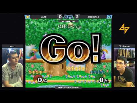 Aura (Pink Peach) vs. Bladewise (Blue Peach) | SSBM WQF | BTB2