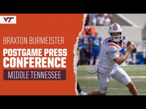 FB: Middle Tennessee Postgame Press Conference (Braxton Burmeister)