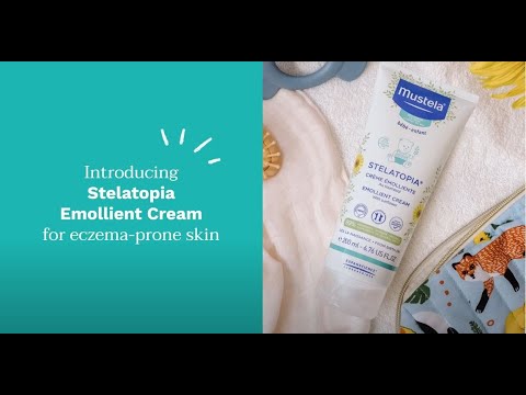 Mustela, Stelatopia, Emollient Cream with Sunflower, Fragrance Free, 6.76 fl oz (200 ml)