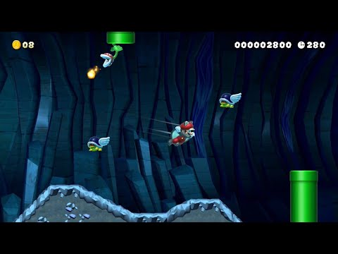 Super Mario Maker 2 - The Dark Cave by nikoman28 - No Commentary