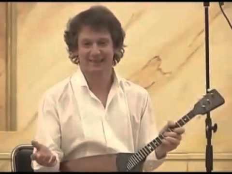 Alexei Arkhipovskiy with balalaika