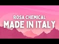 Rosa Chemical - MADE IN ITALY (Testo/Lyrics) (Sanremo 2023)