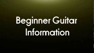 preview picture of video 'Beginner Guitar - How to Get Started -Beginner Guitar Basics'