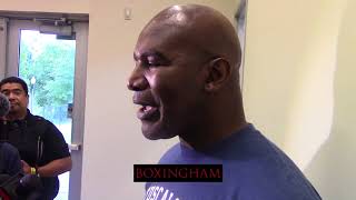 Holyfield on Wilder vs. Joshua: Someone's Gonna Get Brave Eventually