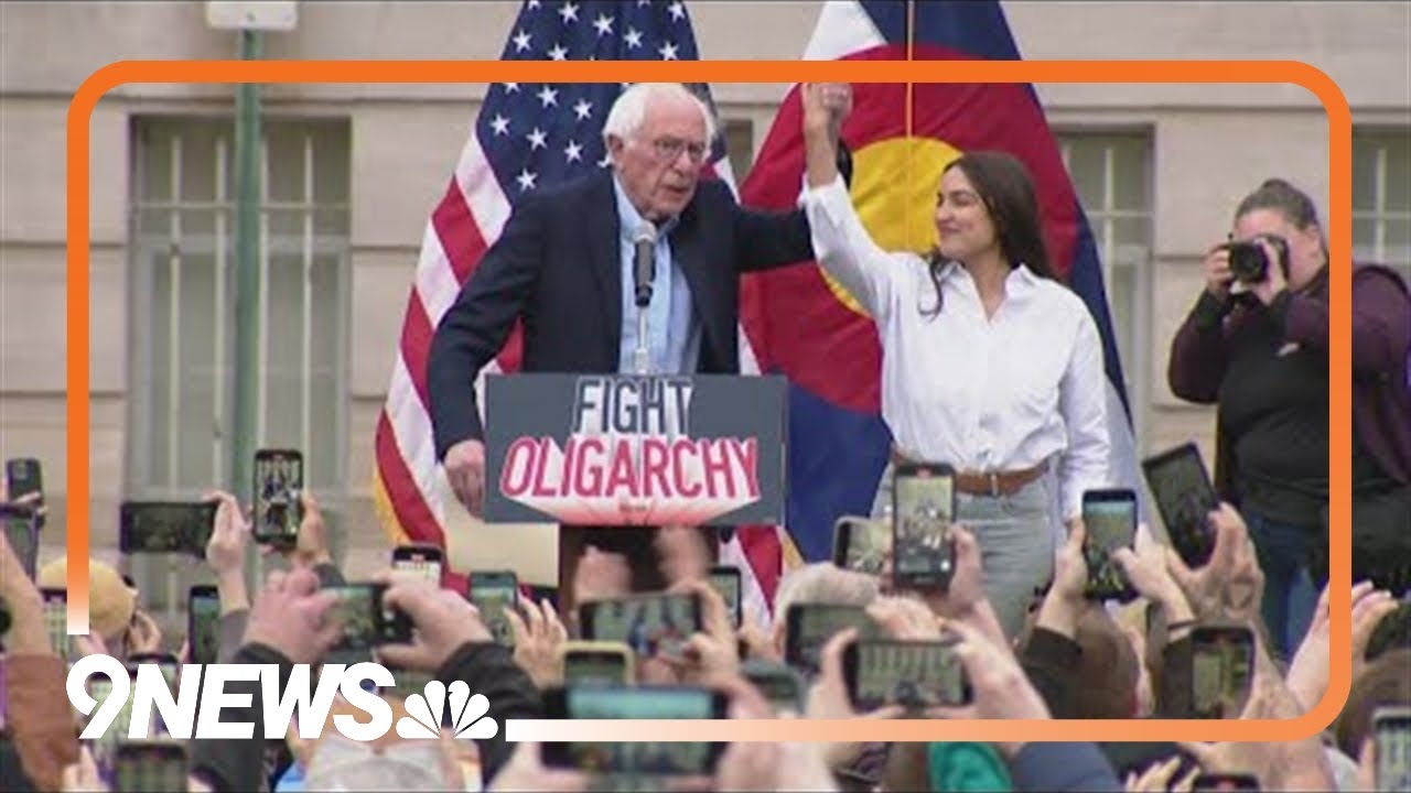 AOC, Bernie Sanders draw big crowds for 'Fighting Oligarchy' rallies in Colorado