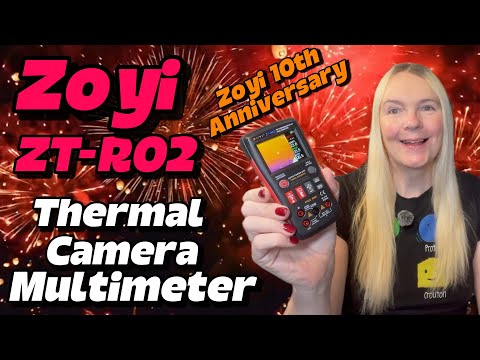 Zoyi ZT R02 Thermal Camera Multimeter Review - Zoyi 10th Anniversary!
