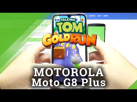 Talking Tom Gold Run on MOTOROLA Moto G8 Plus - Gaming Quality Test