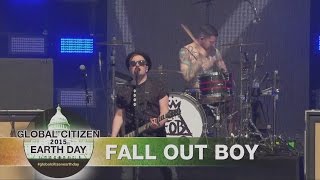 Fall Out Boy live at Global Citizen Earth Day