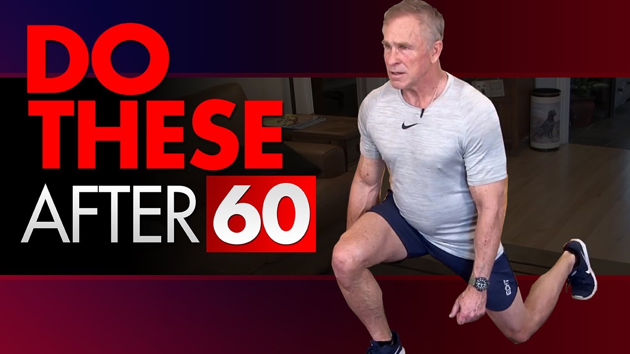 BEST Lower Body Workout For Men Over 60 (Do These 4 Exercises!)