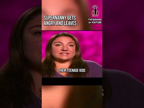 Supernanny gets so angry at these parents she has to leave! 😳 #jofrost