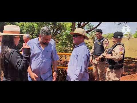 Inauguração da ponte do quebra pé município de Campina Verde MG