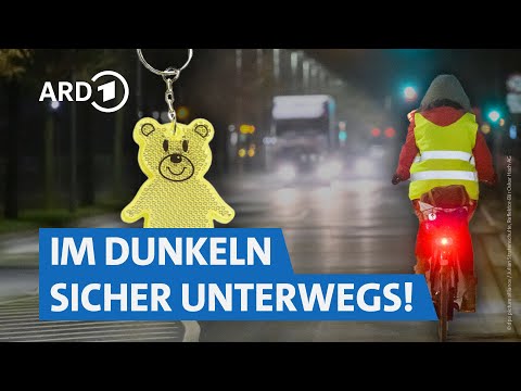 Sicher im Straßenverkehr: So bleibt ihr im Dunkeln gut sichtbar | Servicezeit WDR