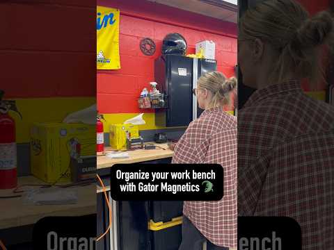 Video: Gator Magnetics Basket for Workbench & Garage Storage video thumbnail