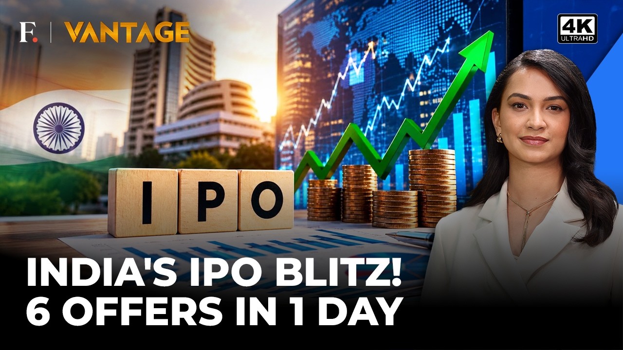 India's IPO Rush: 6 Offers in 1 Day; Does it Spell Trouble for Secondary Market? | Vantage | 4K