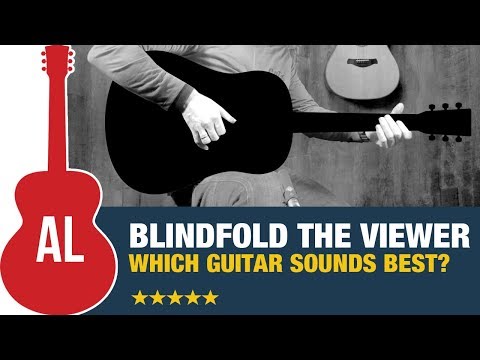 Blindfold YOU Challenge (PART 1) -- Which Guitar Sounds Best!??