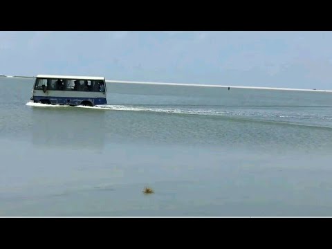 Crazy Bus ride over the ocean, rameshwaram, dhanushkodi | ram setu bridge(adam's bridge) | shockwave