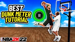 How To Use The NEW DUNK METER In NBA 2K22! (NBA 2K22 NEW CONTACT DUNK SYSTEM)