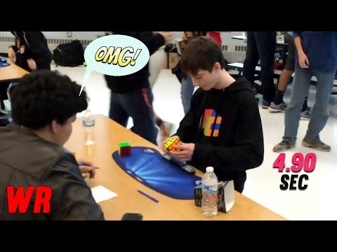 Lucas Etter 4.90 Official Rubik's Cube World Record - rubik's cube world record 4.90 lucas etter