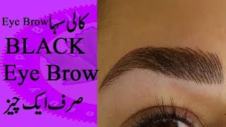 Eyebrow Ko Kala Kaise Kare  Apni Eyebrow Ko Dark B