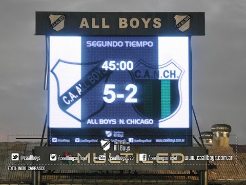FECHA 9. ALL BOYS 5 - 2 CHICAGO PARTIDO COMPLETO