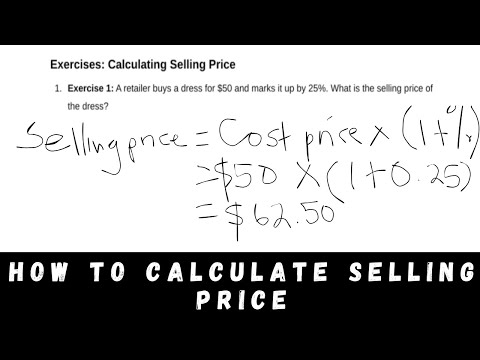How to calculate Selling Price