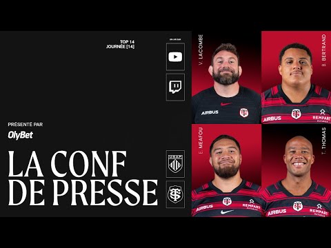 Conférence de presse | USAP vs. Stade Toulousain | Top 14 - J14 🔴⚫️