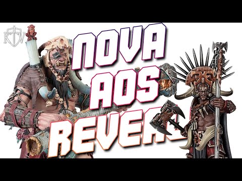 Age of Sigmar NOVA Reveals! Fancy Chaos hat, fancy Chaos weapons, and two BIG LADS
