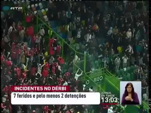 Desacatos no derbi Sporting - Benfica