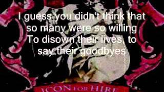 Icon For Hire - Fall Apart lyrics