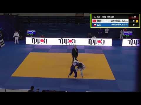 2019 Athens Rep 2 57 kg Senyayla Kubra TUR vs  Janiczková Zuzana CZE