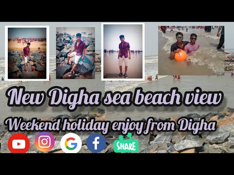 new Digha sea beach view// (angry birendra )