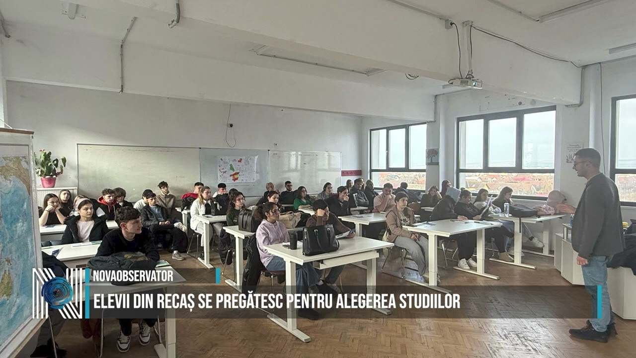 Elevii din Recaș se pregătesc pentru alegerea studiilor