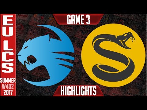 Roccat vs SPlyce Highlights Game 3 | EU LCS Week 4 Summer 2017 | ROC vs SPY G3