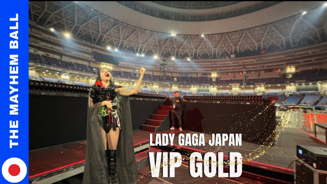 VIP Gold Experience 🇯🇵🖤✨| Inside Lady Gaga’s The Mayhem Ball Tour in Japan