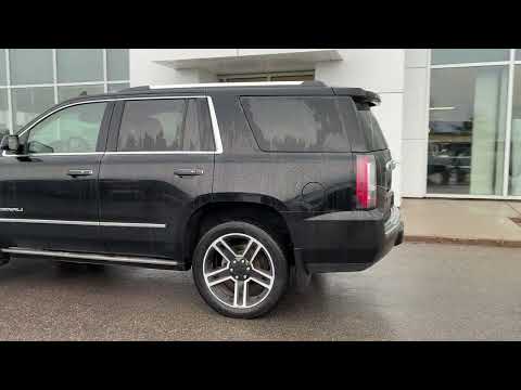 2017 GMC Yukon 4WD 4dr Denali in Black for sale at Bannister Ford Edson in Edson, AB