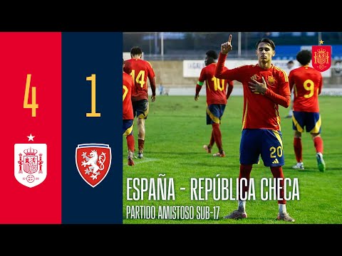 Resumen | España 4-1 República Checa | Partido amistoso sub-17 | 🔴 SEFUTBOL