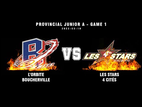 220318 Ringuette JUNIOR A PROVINCIAL G1 Boucherville vs Les 4 Cités