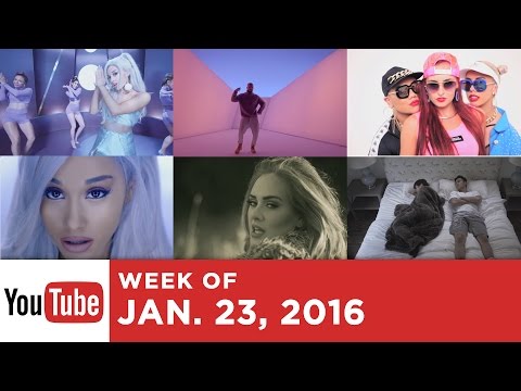 Top 10 Most Popular Songs - Week Of January 23, 2016 (YouTube)