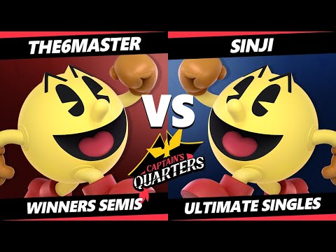 Captain's Quarters 4 Winners Semis - The6Master (Pac-Man) Vs. Sinji (Pac-Man) SSBU Singles