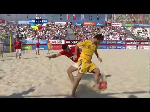 Ukraine v Poland (accident between players)