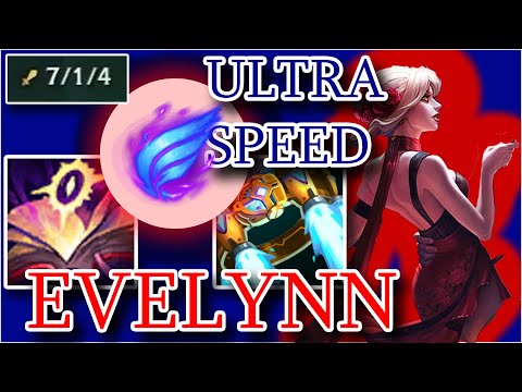 PHASE RUSH ULTRA SPEED EVELYNN !! || BUILD AND RUNES || League of BIG Dreams