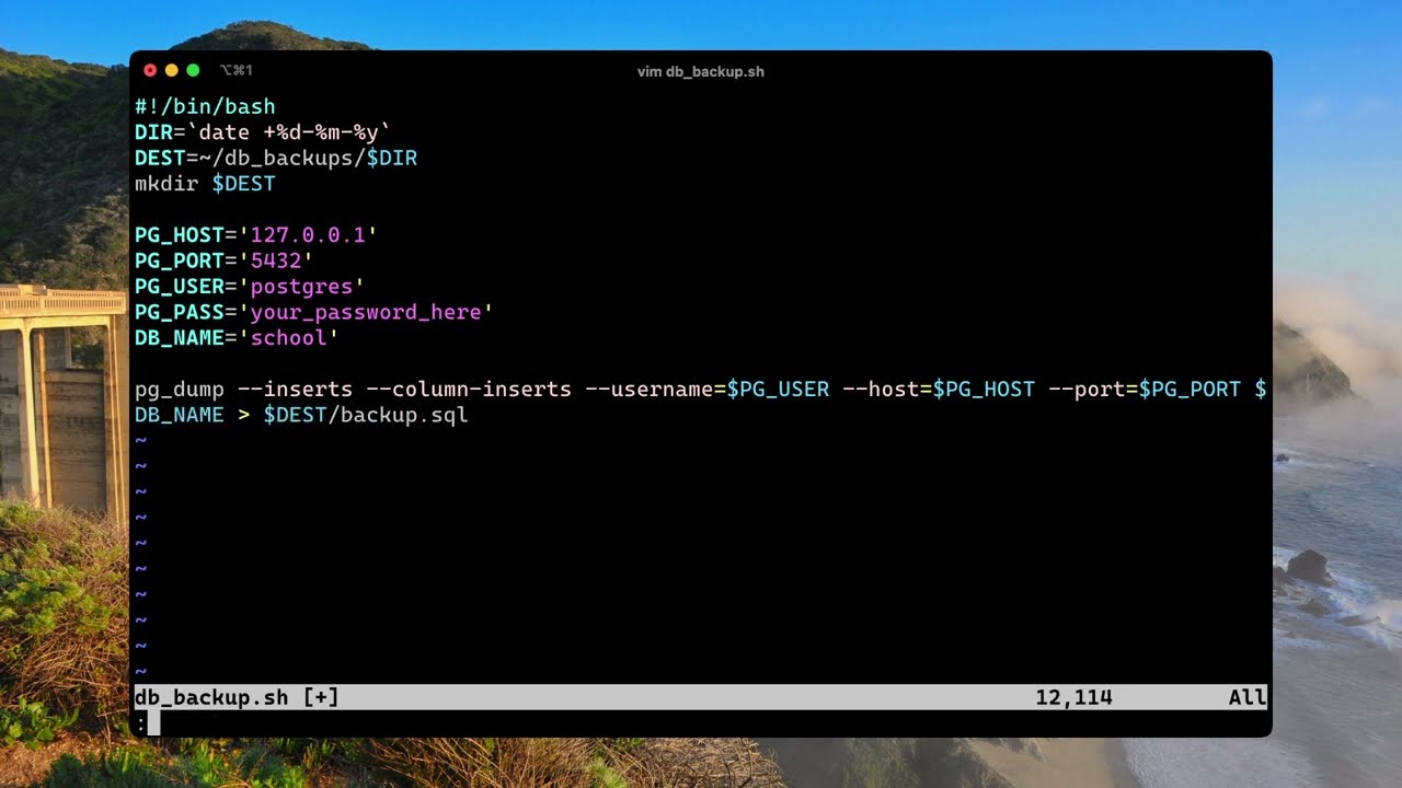 PostgreSQL Database Backup Automation